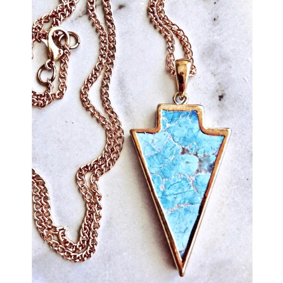 Whimsy Avenue Jewelry Jewelry - Howlite Arrowhead Necklace